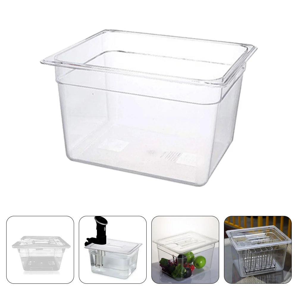 

Slow Cooker Holder 11l Temperature Container Water Tank Sous Vide Steak Lid Accessories Cooking