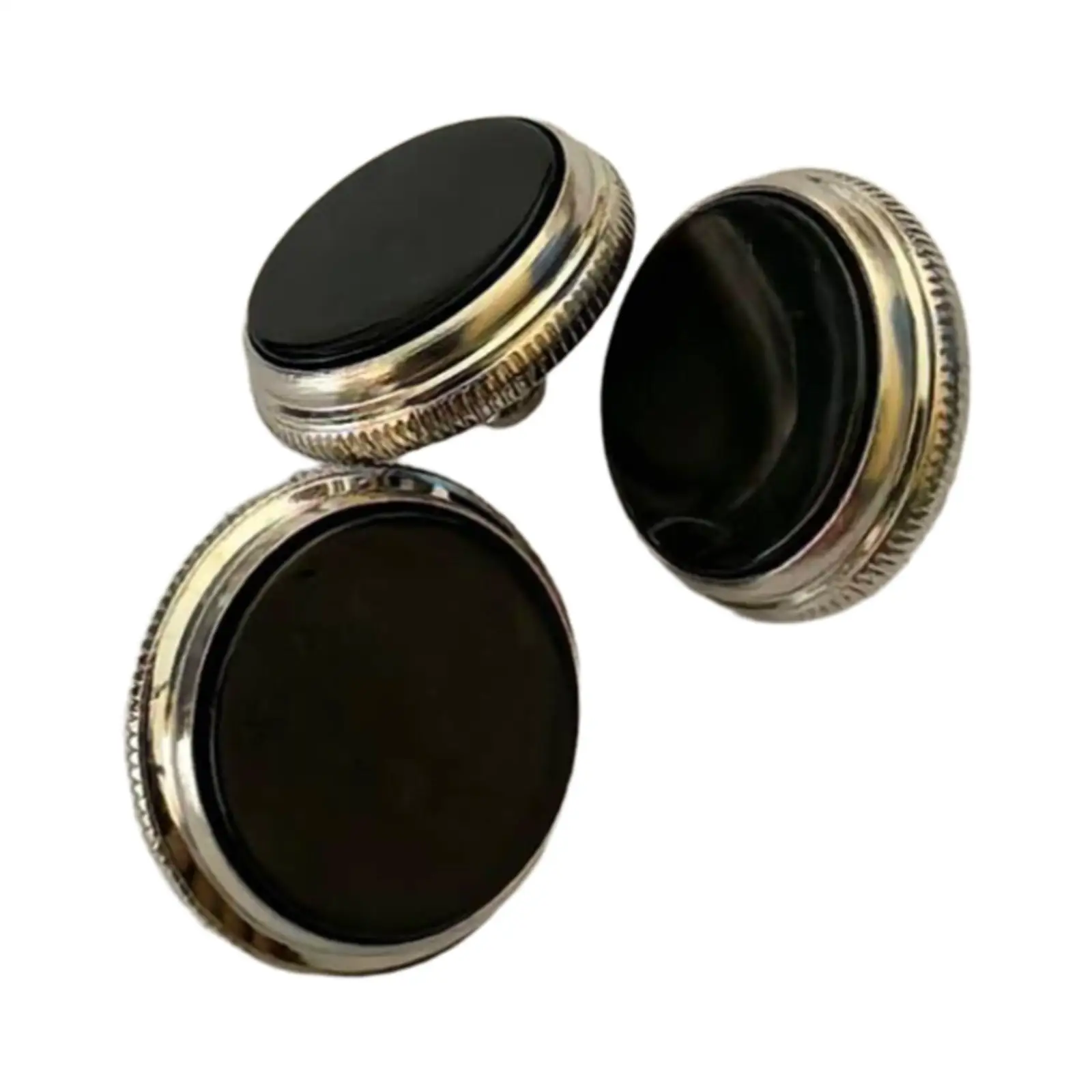 3x Trumpet Valve Caps Professional for Musician Beginners Decoration Easy Installation Replace Parts Trumpet Key Buttons