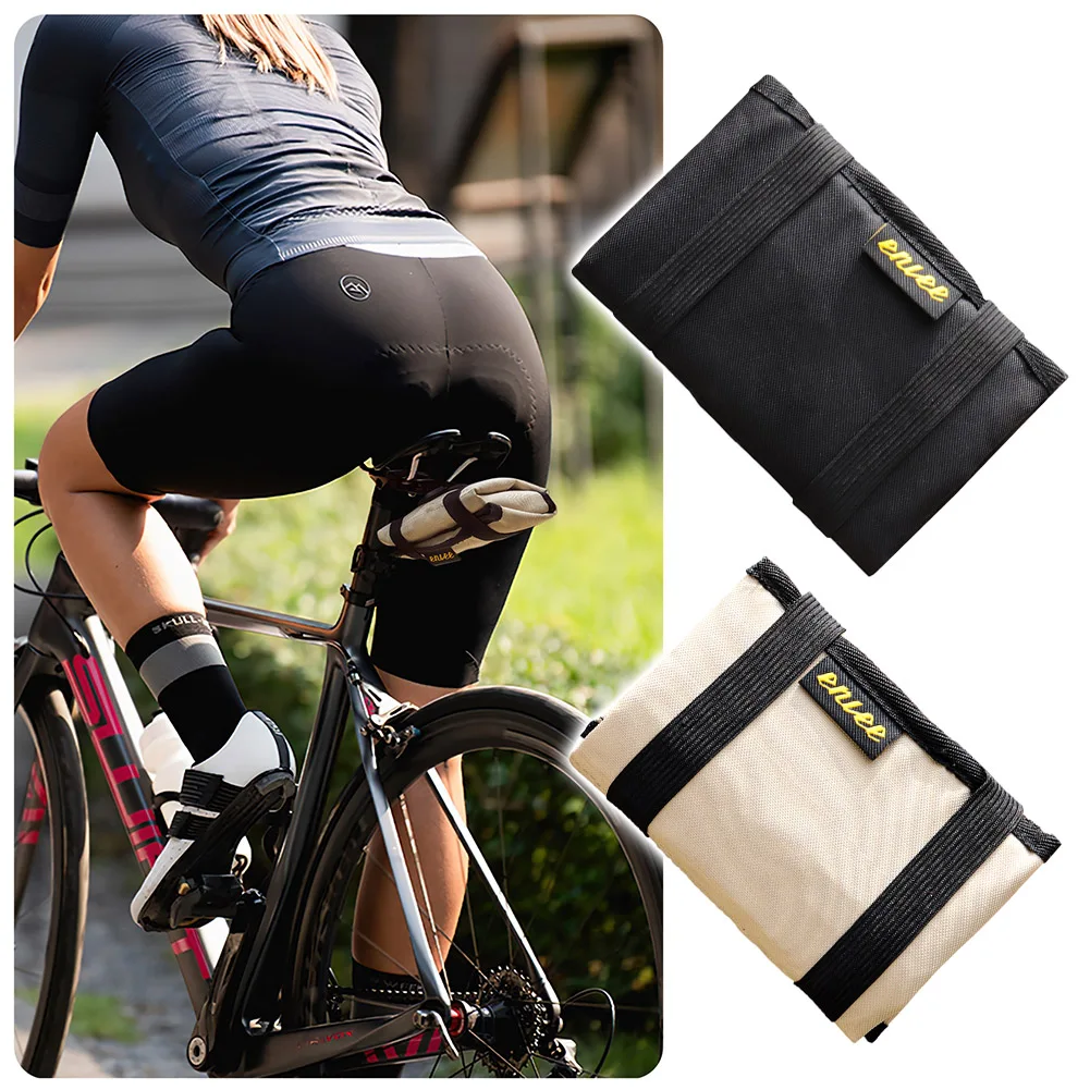 Storage Bag with Expandable Bracket Portable Saddle Clip-on Storage Pouch Bike Accessories Tool storage bag Bicycle Repair Tool