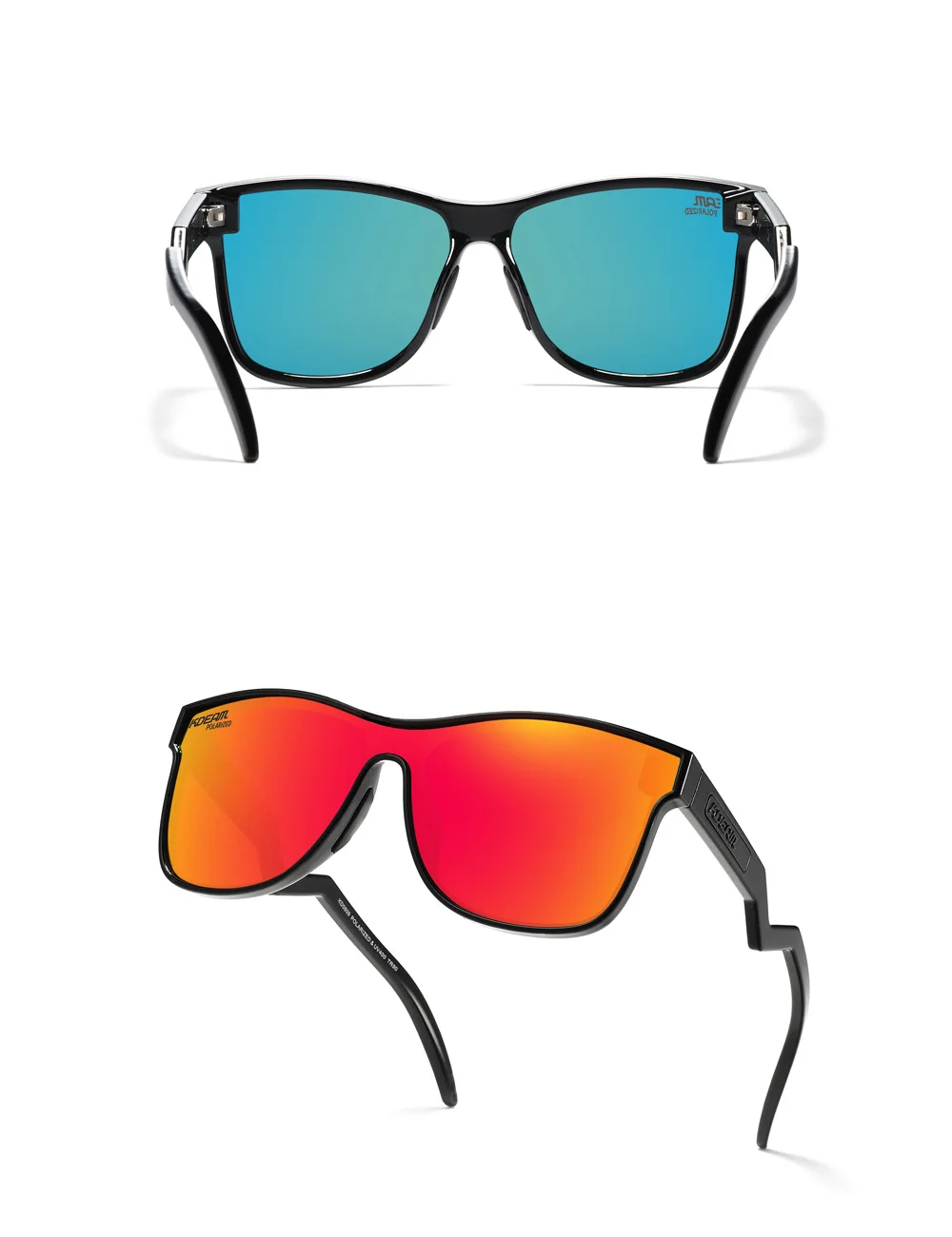 Kdeam 1,2mm polarisierte Sonnenbrille ultraleichte tr90 Herren Outdoor Sport bunte Brille 3d Metall Logo Fahrrad brille kd0809 – Detail 18
