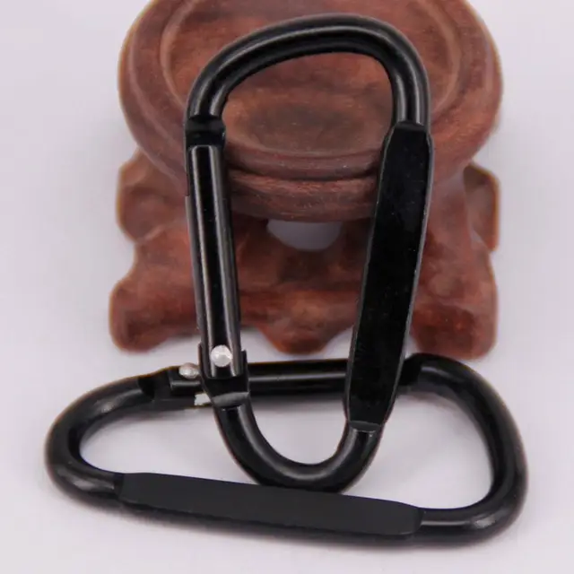 Carabiner In Alluminio A D - Clip Leggere E Resistenti Per Zaini, Campeggio E Escursionismo - Foto 5