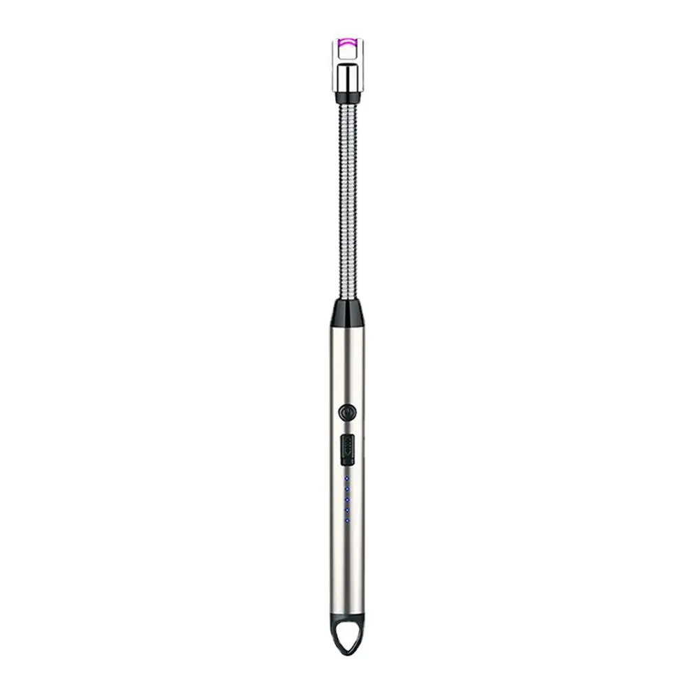Electric Arc Lighter USB Rechargeable Portable Flameless Candle Lock Stove Safety Gun Lighter Ignition Eco-Friendly Gas V3A7 electric arc igniter
