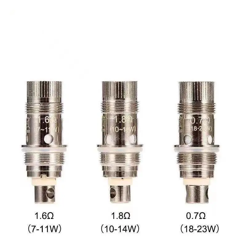 Nicotine Free Vape Atomizers BVC Coils For Aspire ET-S, Vivi Nova, CE5 & K1  (5x 1.6 Ohm Coils