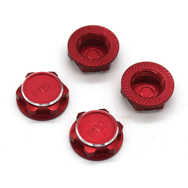 

4Pcs 17Mm M12 Metal Wheel Hex Nut Cover For 1/7 King Motor KM RC Rally Car Arrma Mojave Upgrades Parts Accessories