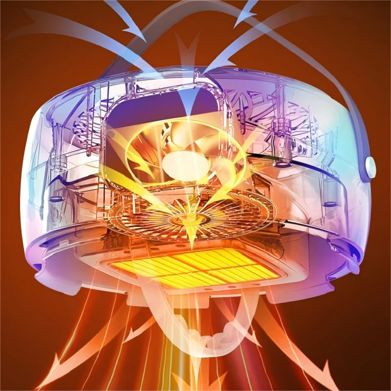 HOMEFISH New Home Mini Dryer Dorm Room Portable Quick-Dry Hanging Foldable Smart Timer Dryer