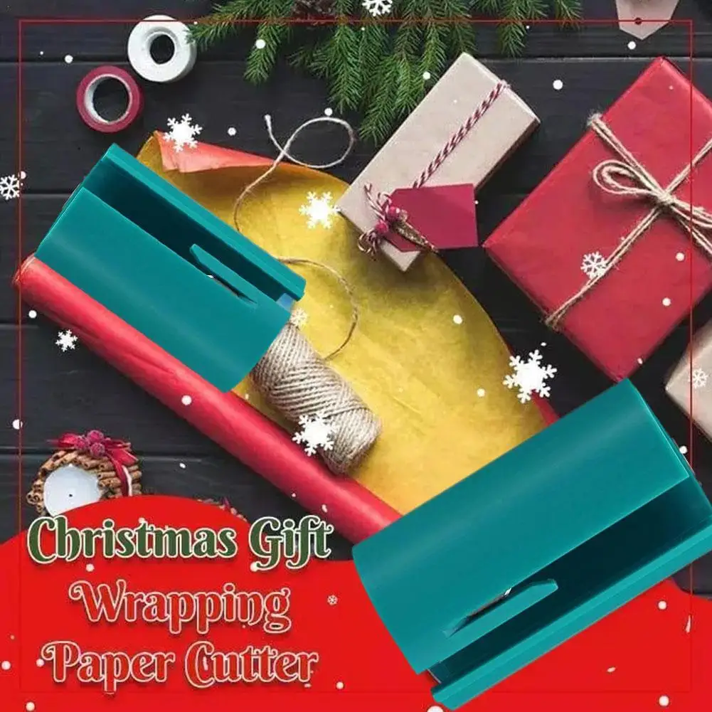 ChristmasGiftWrappingPaperCutterManualCornerRounderGiftWrap