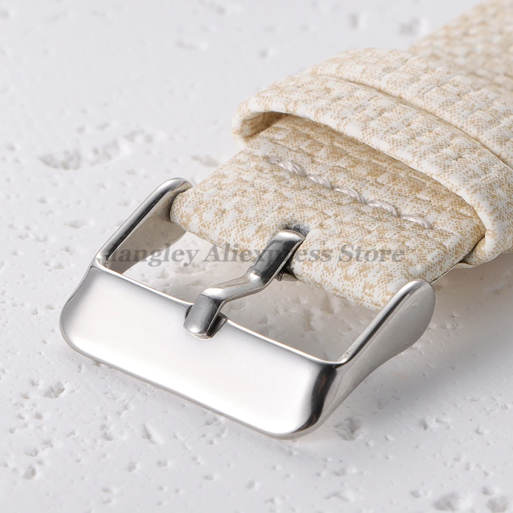 Cowboy Pattern Canvas Leather Watchband - Unisex Sport Watch Strap Accessories