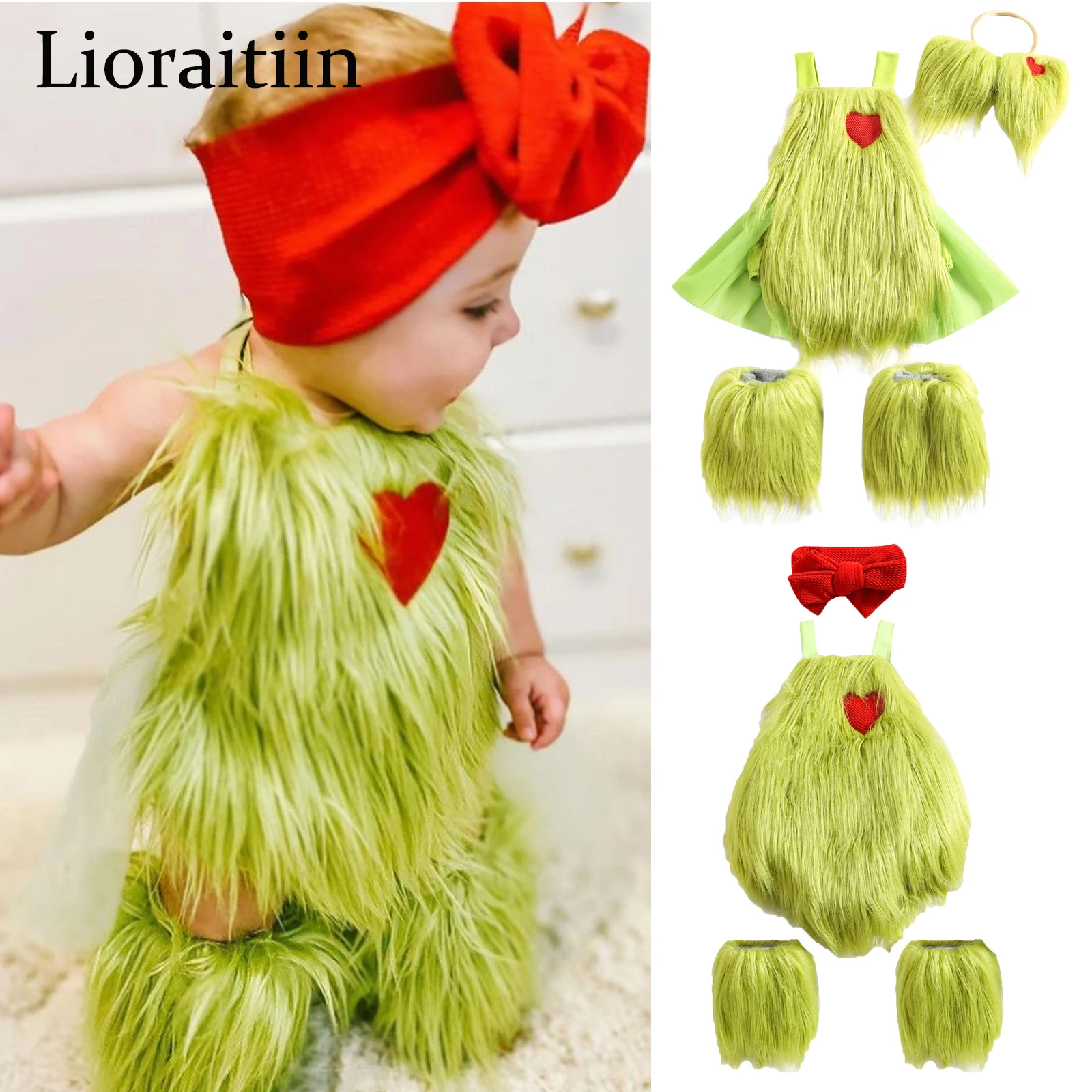 Little Grinch Baby Costume 1