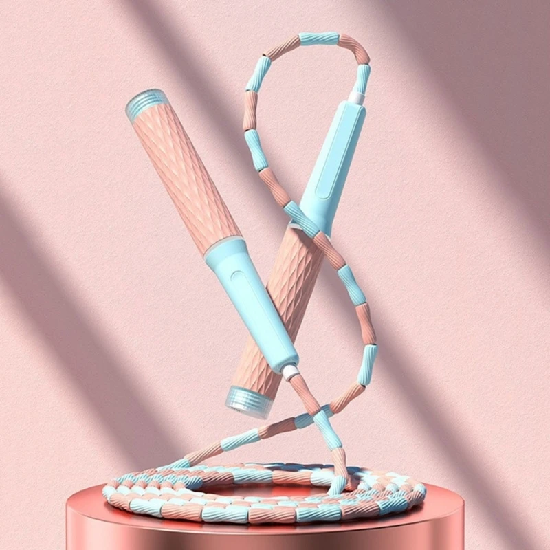 Adjustable Beaded Jump Rope for Fitness & Weight Loss 3