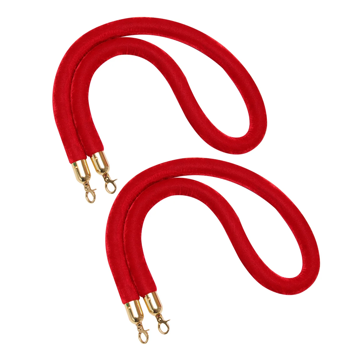 Rope Barrier Stanchion Queuing Rope Barrier Rope Crowd Control Lint With Hooks 2pcs 15m