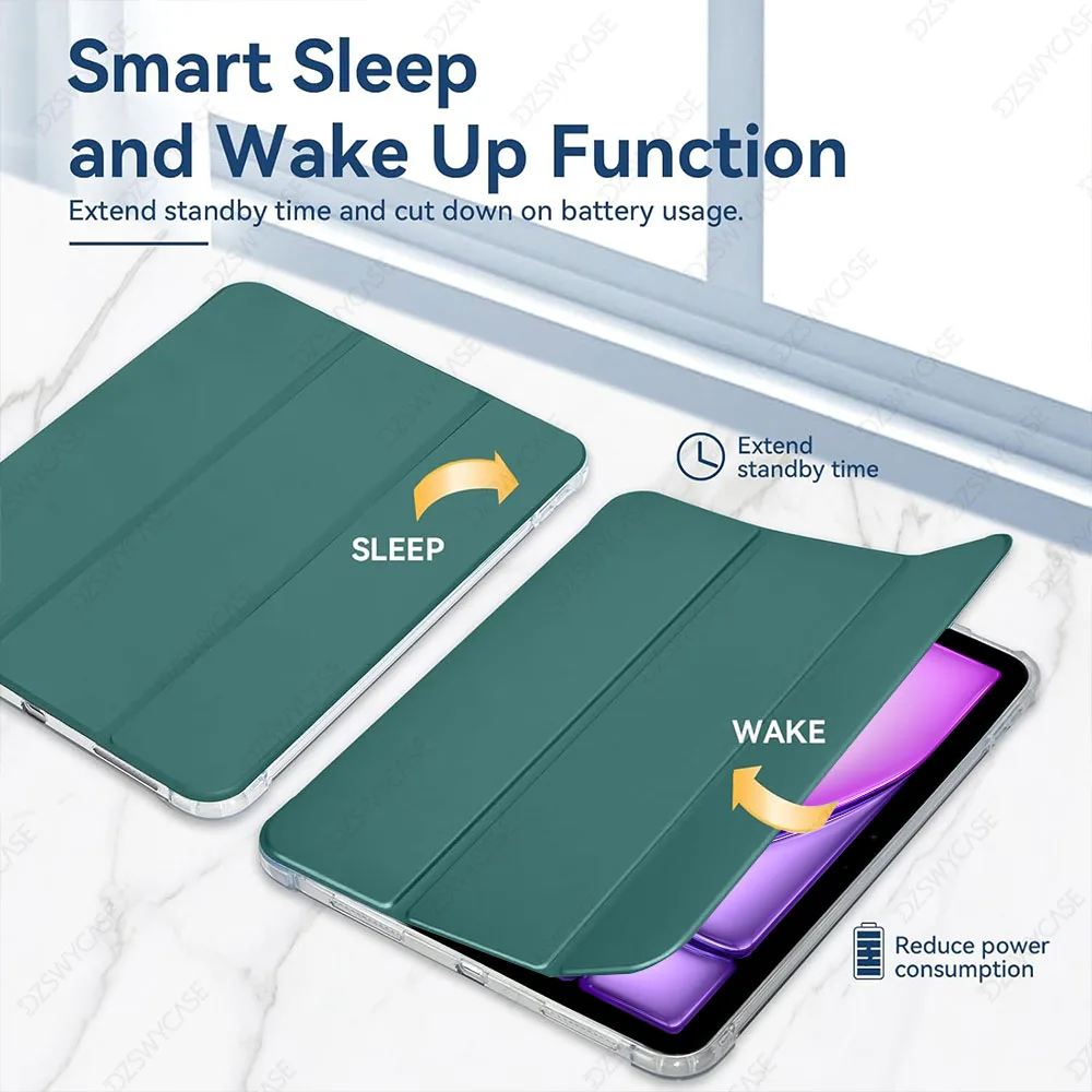 Slim Translucent TPU Back Case with Pen Holder