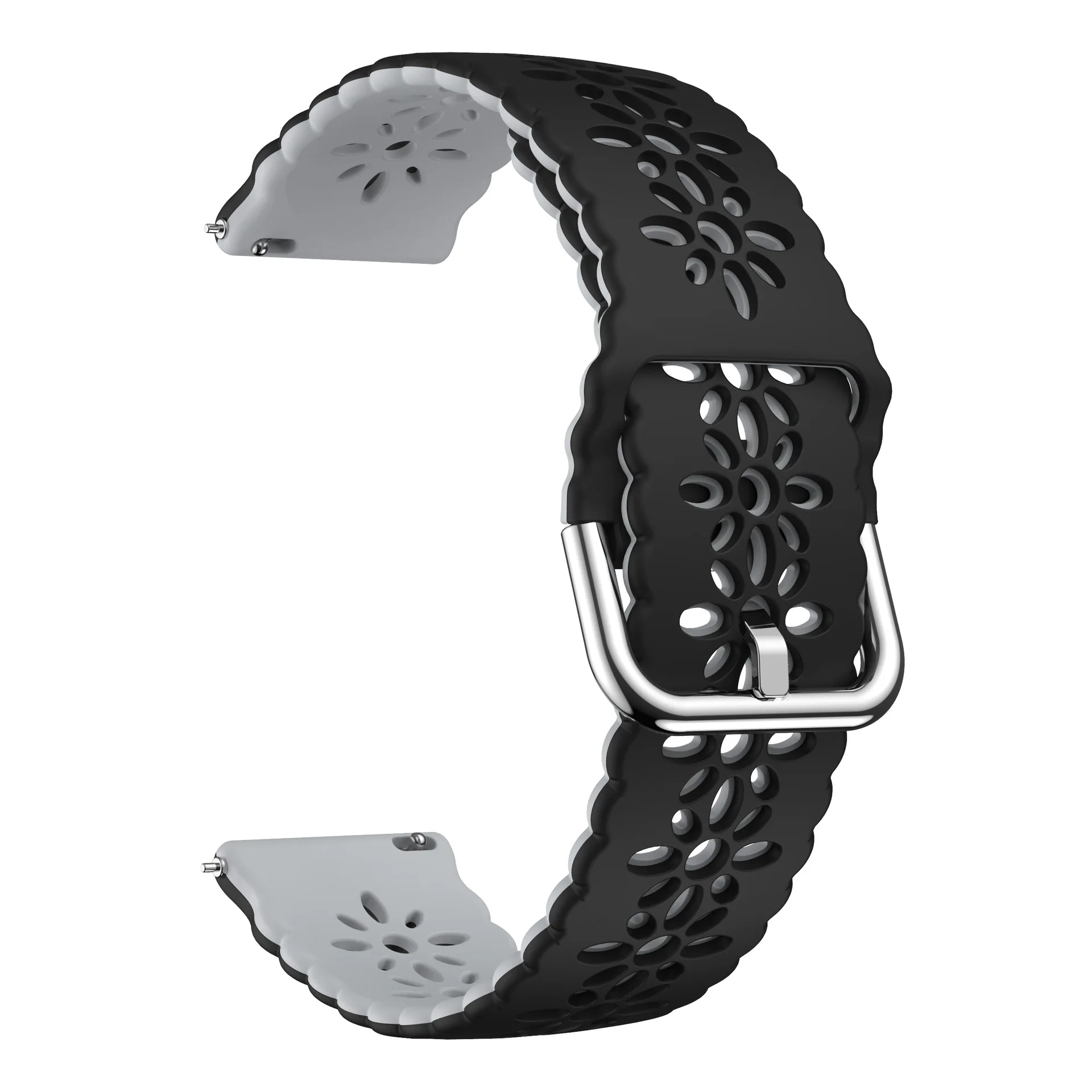 Durable Silicone Watch Band - 20mm/22mm, Multiple Colors