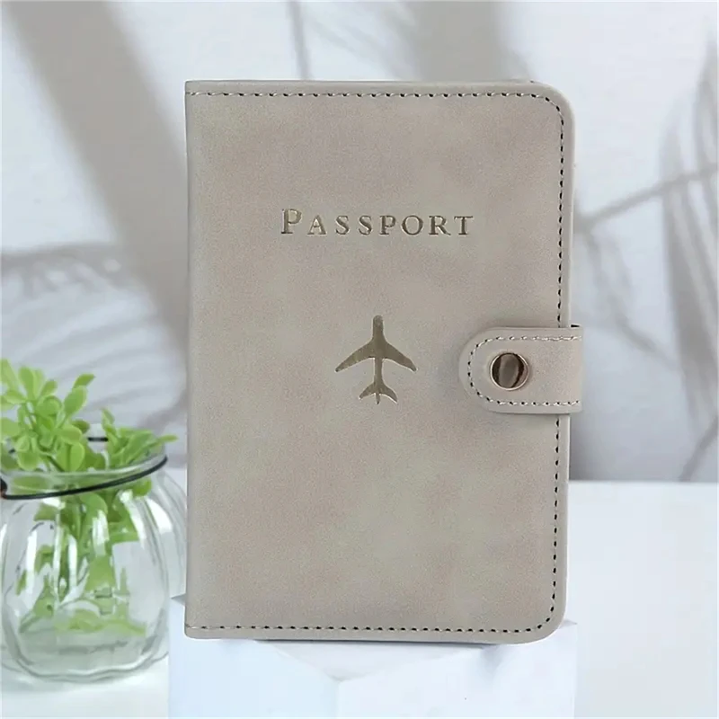 Passport Cover Women Men Passport Credit Card Holder Case PU Leather Business Card Wallet Travel Purse