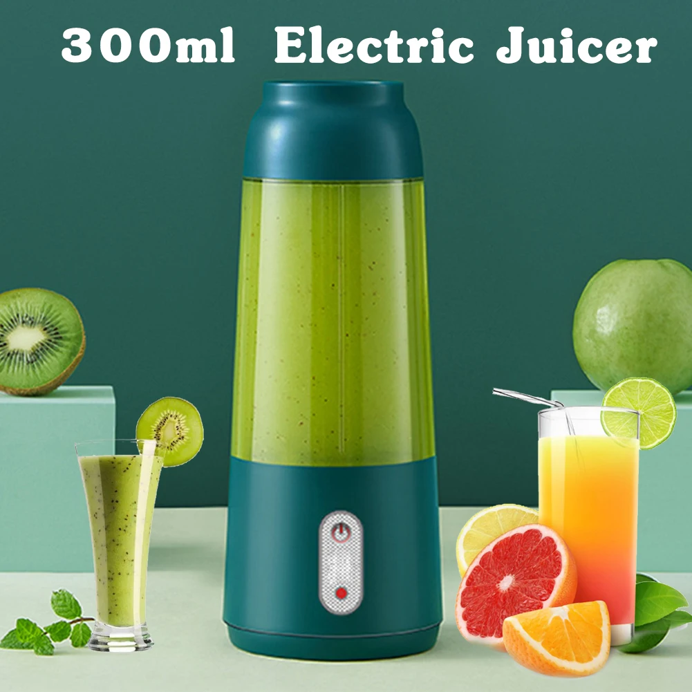 NEW 300ml Portable Electric Juicer Automatic Blender Smoothie Juicer