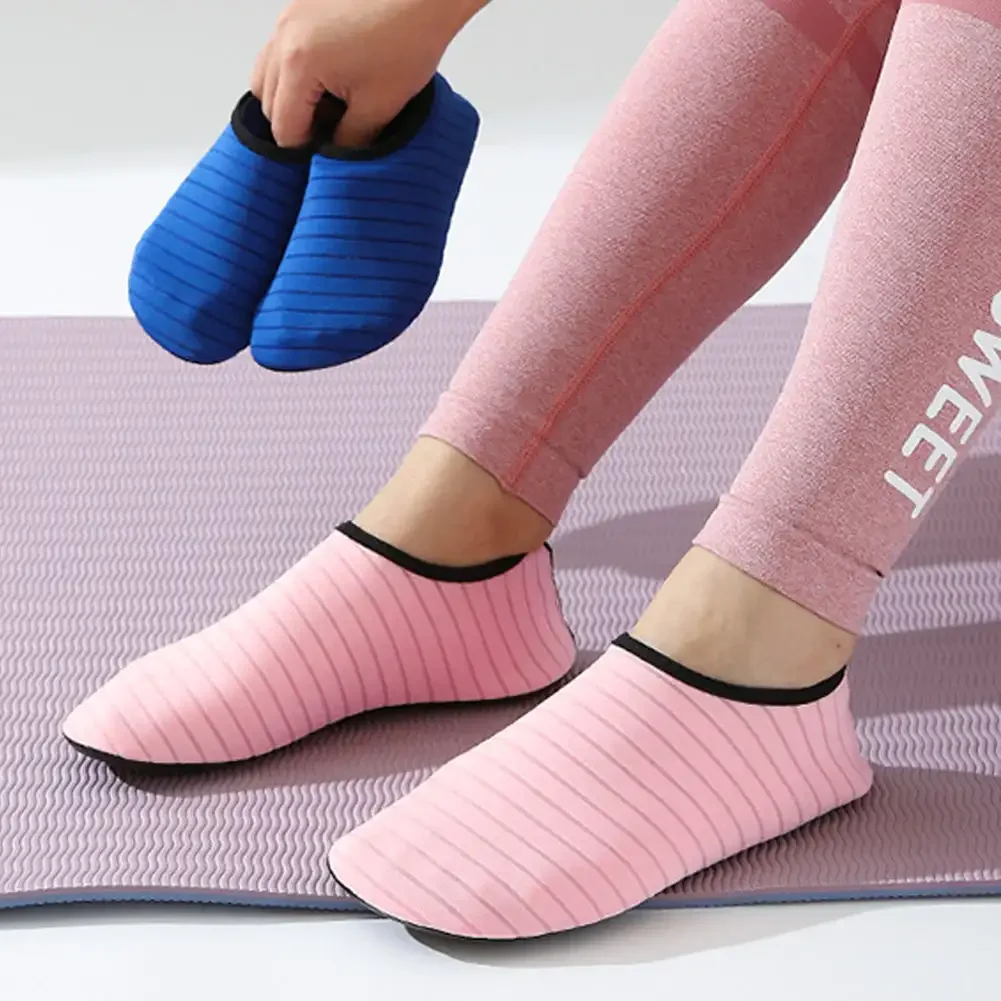 Quick Dry Water Shoes Rubber Sole Diving Shoes Unisex Beach Swimming Diving Socks Non-Slip Seaside Surfing Adult Kids Socks