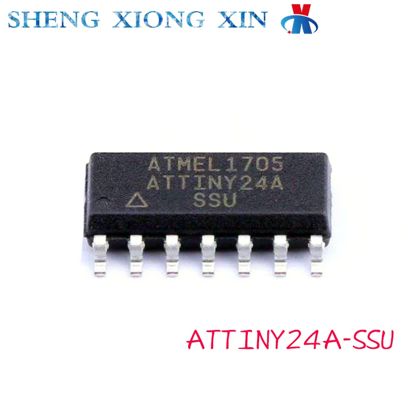 100% 5pcs/Lot ATTINY24A-SSU SOP 8-bit Microcontroller -MCU ATTINY24A ATTINY24 Integrated Circuit