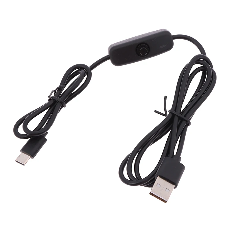 Kurzes USB-Kabel Mit Ein/Aus-Schalter – 2 Stück, 0,3 M, Typ-A Auf Typ-C, 5V/2A, Für LED-Lampen & Ventilatoren