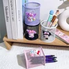 Sanrio HelloKitty Iron Mesh Notebook Cup, a cute desktop stationery pencil case for HelloKitty fans' offices and schools 4