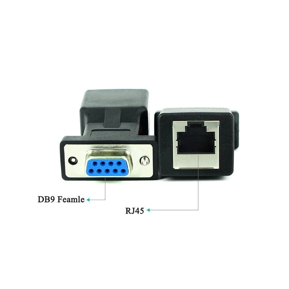 DB9 RS232  Ʈ-RJ45  Ŀ DB9  Ʈ ͽٴ-LAN CAT5 CAT6 RJ45 Ʈũ ̴ ̺ 