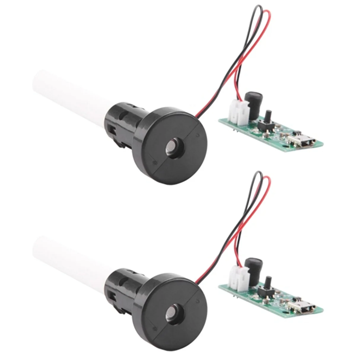 USB 미니 가습기 미스트 드라이버 회로 기판, 안개 분무 필름 무화기 시트, DIY 키트, 4 개