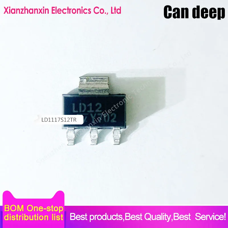 

10PCS/LOT LD1117S12TR LD12 SOT223 Linear regulator chip