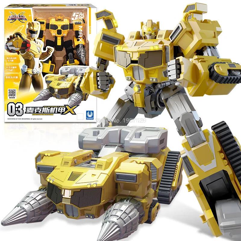 thumbnail image 1 of Mini Force Super Dinosaur Power Transformation Robot Toys Figuras de acción MiniForce X Simulación Coche Deformación Avión Juguete, 1 of 5