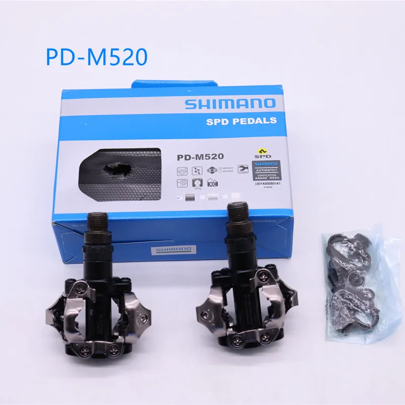 시마노 PD M520 M540 ME700 MTB 산악 자전거 페달, 사이클 자동 잠금 잠금 페달, 데오레 XT 페달,