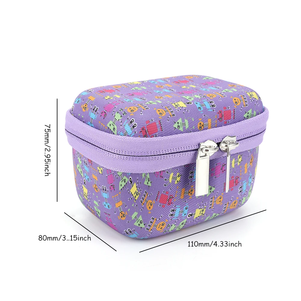  Elonbo Carrying Case Compatible with Bitzee Digital Pet  Interactive Virtual Toy, Electronic Pets Kids Toys Travel Storage Cover Bag  Organizer Holder, Mesh Pocket fits Batteries. Black+Inside Purple : Toys &  Games