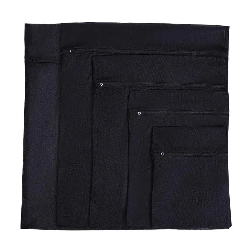 Black Mesh Laundry Bag Convenient Household Machine Wash Bag For Bra And Underwear Made Of Polyester 4