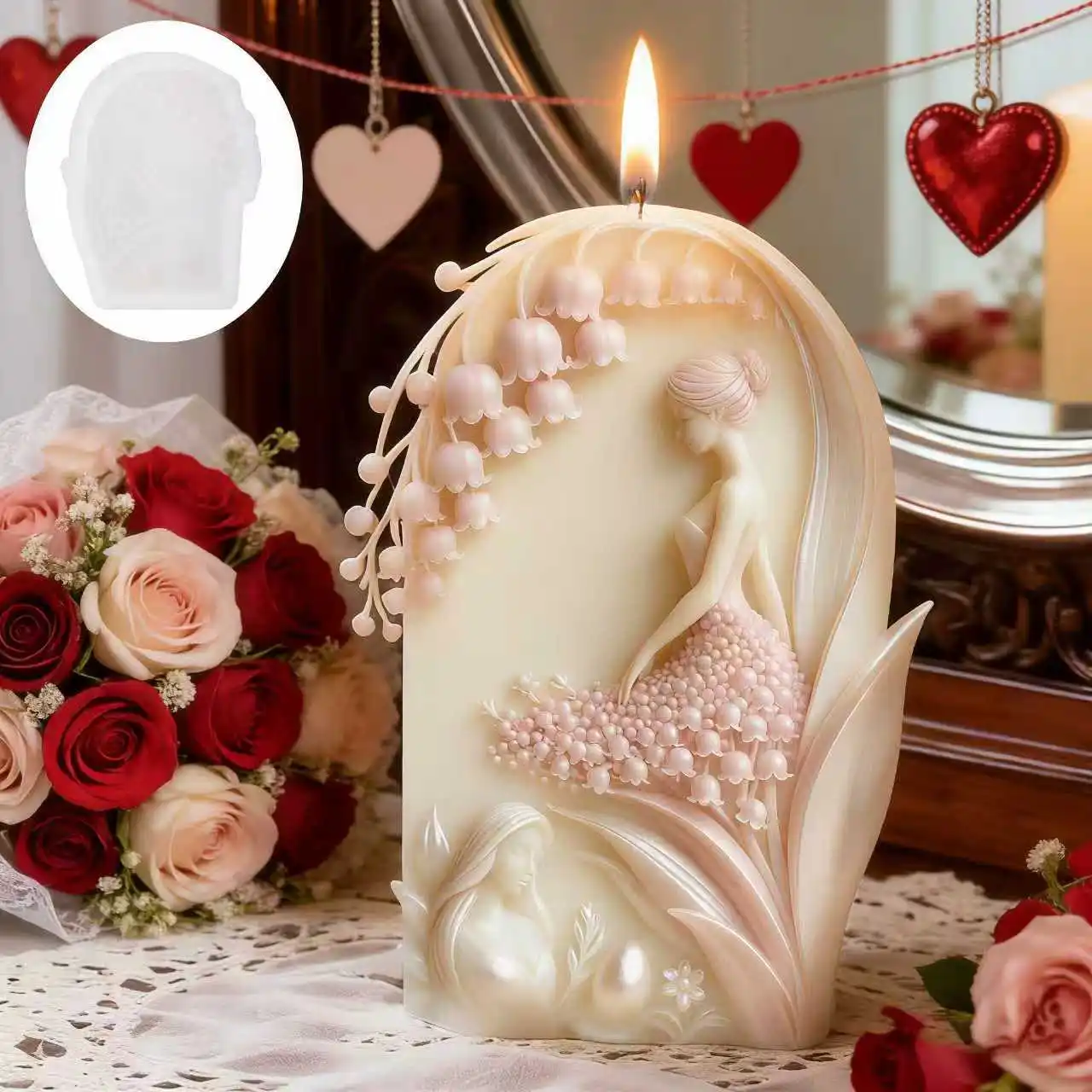 Angel Wings Candle Mold 2