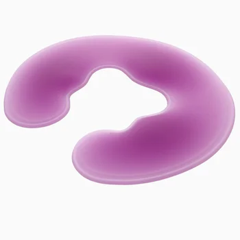 Silicone Face Down Pillow U Shape Mermaid Color Spa Salon Massage Cushion for Back Neck Comfort RelaxationBeauty for Massage
