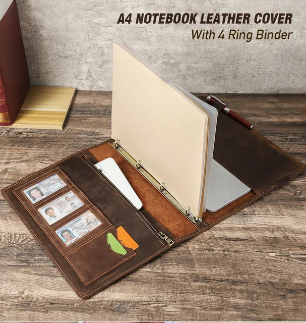 Professional Padfolio With Clipboard, Faux Leather Ethiopia - View #7