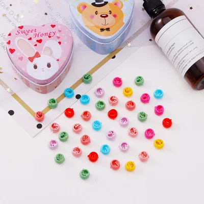 Hair Accessories Mini Buckle Candy Color Beads Hairpin Braide Hair Clip Claw Small Catch Clip Girl Barrette Headwear