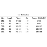 150Kg Plus Size Women's Denim Shorts High Waist Casual Loose Straight Wide Leg Pants Hip 150cm 5XL 6XL 7XL 8XL 9XL Black Blue - Image 2