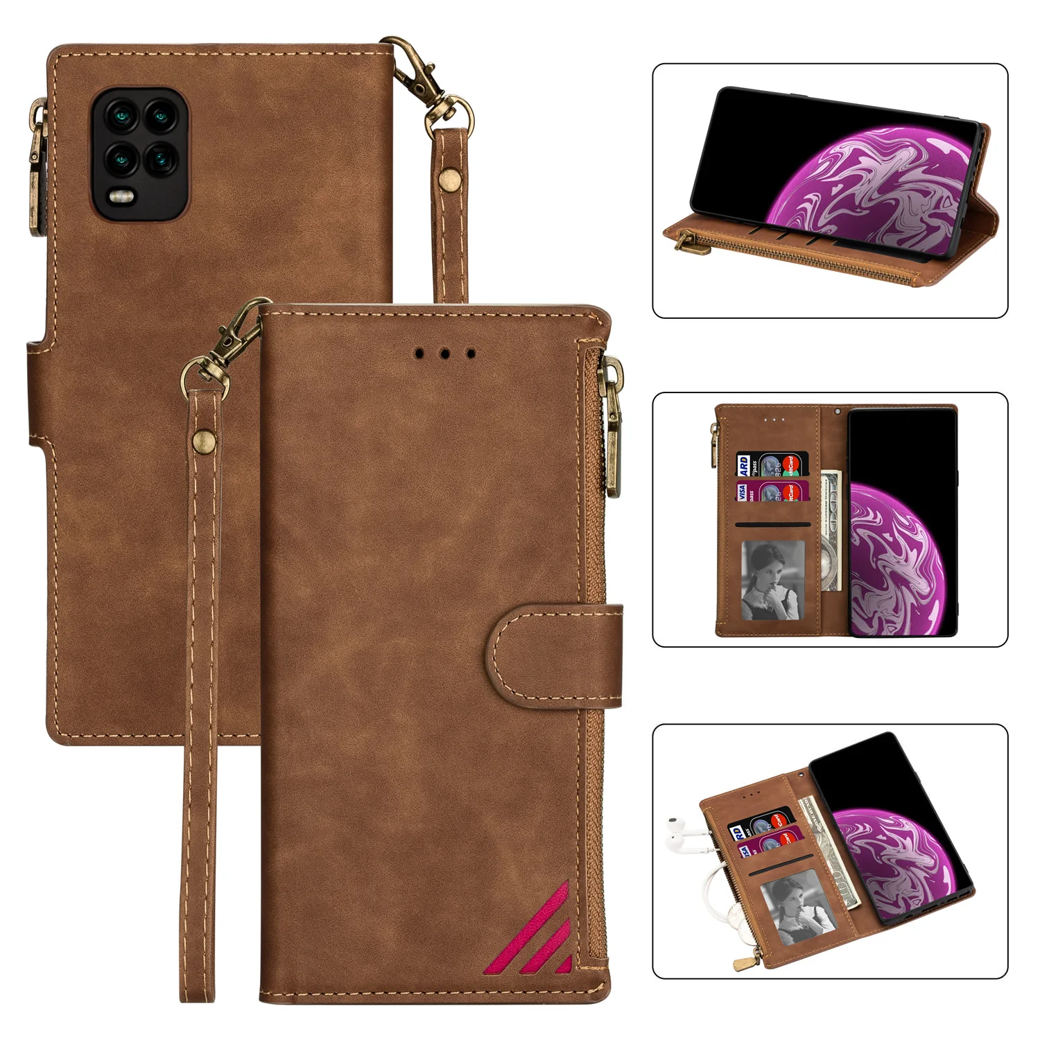 Flip Wallet Leather Case for Xiaomi Redmi Note 10 5G 8 9 Promax K40 Mi 11 10 Ultra Lite Poco X3 NFC Card Holder Protective Cover bellroy case