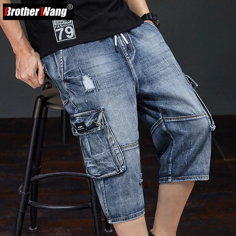 elasticated waist jeans mens