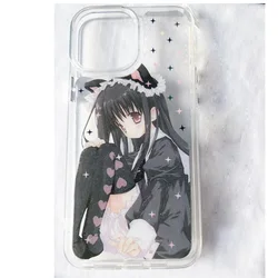 Clmj Anime Cute Maid Girl Luxury Phone Case - Stylish Protective Back Cover - Realme 9 Pro Plus 5G (T - 247T241117201)