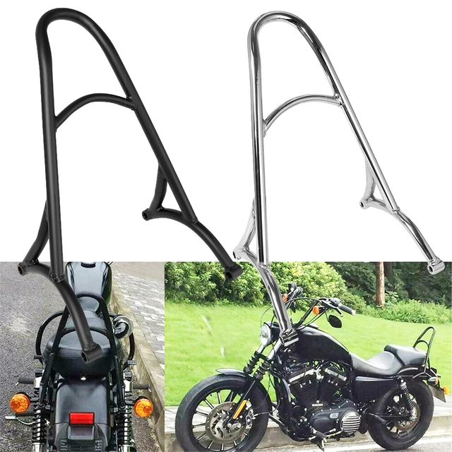 Universal Sissy Bar For Motorcycles Burly Brand Black Tall Sissy