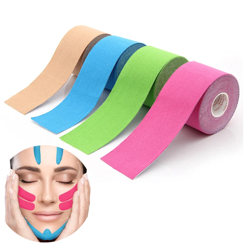 25CM5MKinesiologyTapeForFaceVLineNeckEyesLiftingWrinkle