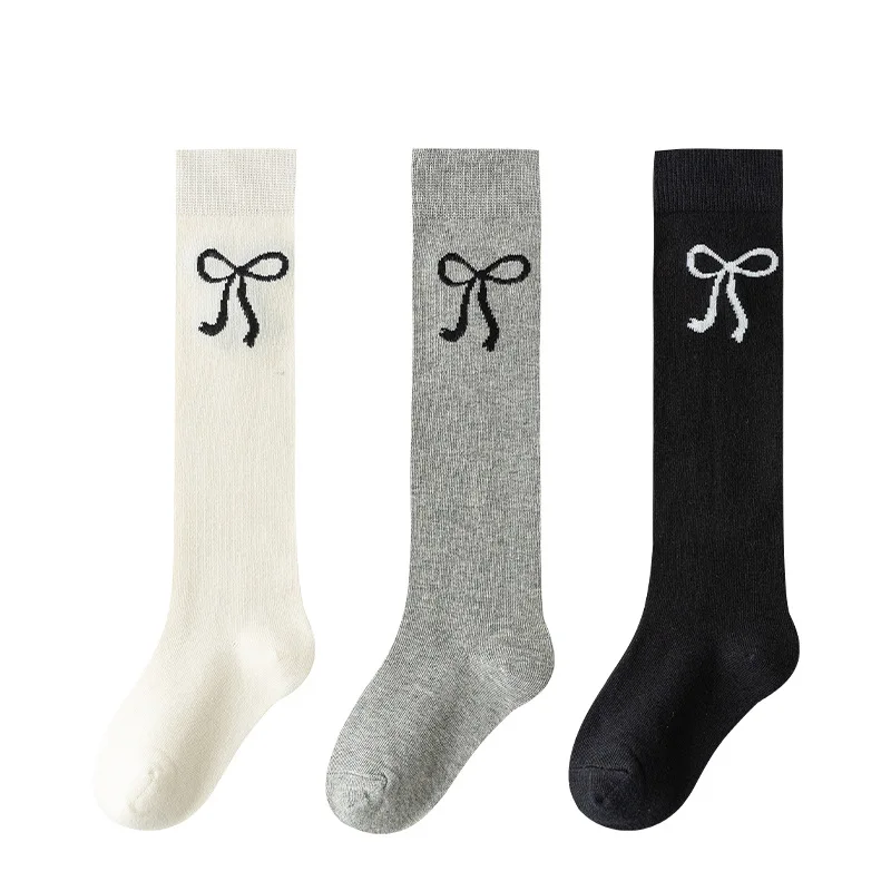 Teenage Girls Mid-calf School Socks 3Pairs