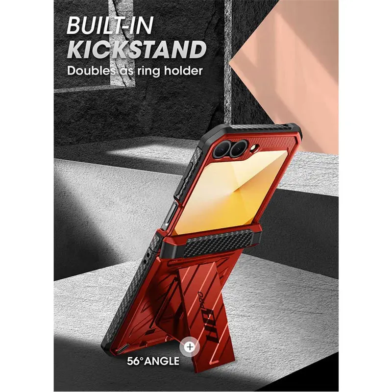 Ultimate Rugged Protective Case with Holster & Kickstand - Enhanced Hinge Protection by SUPCASE