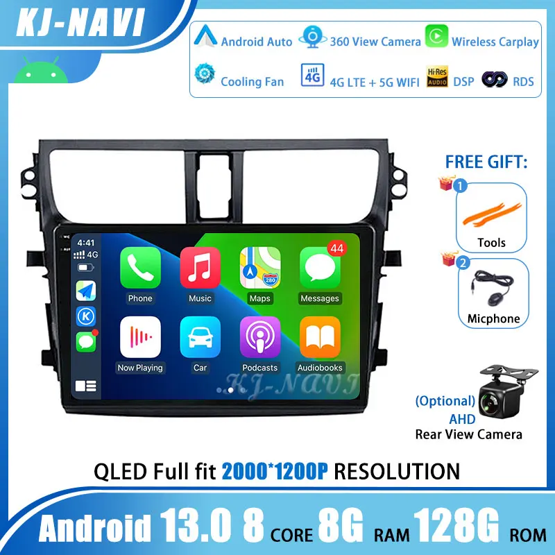 9'' Android 13 Radio For Suzuki Celerio 2015 2018 Car Stereo Multimedia
