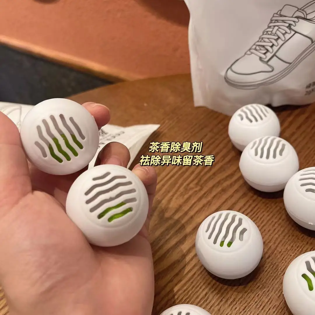 12Pieces Tea Fragrance Shoe Freshener Deodorizer Balls Foot Care Essential Accessory Daily Shoe Fresh Scent Ball