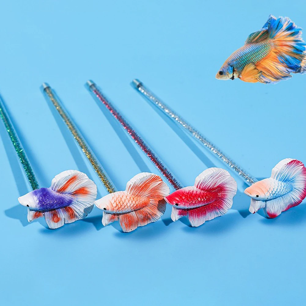 Betta Interding Training Wand Fighting Fish Training Stick Fish Active Acquari Bacchetta Fishtanks Accessori Decorazione Fish Stick