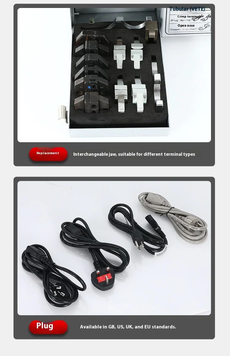 EM -50B2 Large Square Electric Crimping Machine with Free Dies for 70mm² Hydra