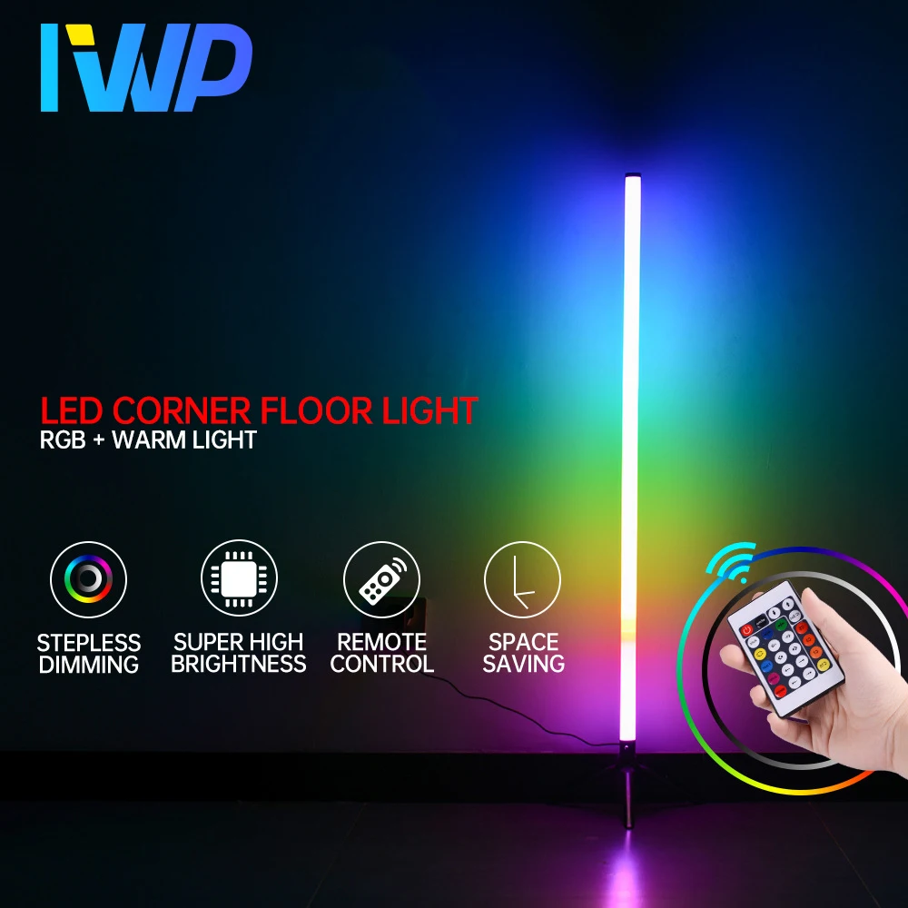 

Modern Led Floor Lamp RGB Nordic Floor Lamps Living Room Indoor RGB Atmosphere Floor Light Standing Lamps for Bedroom Decoration