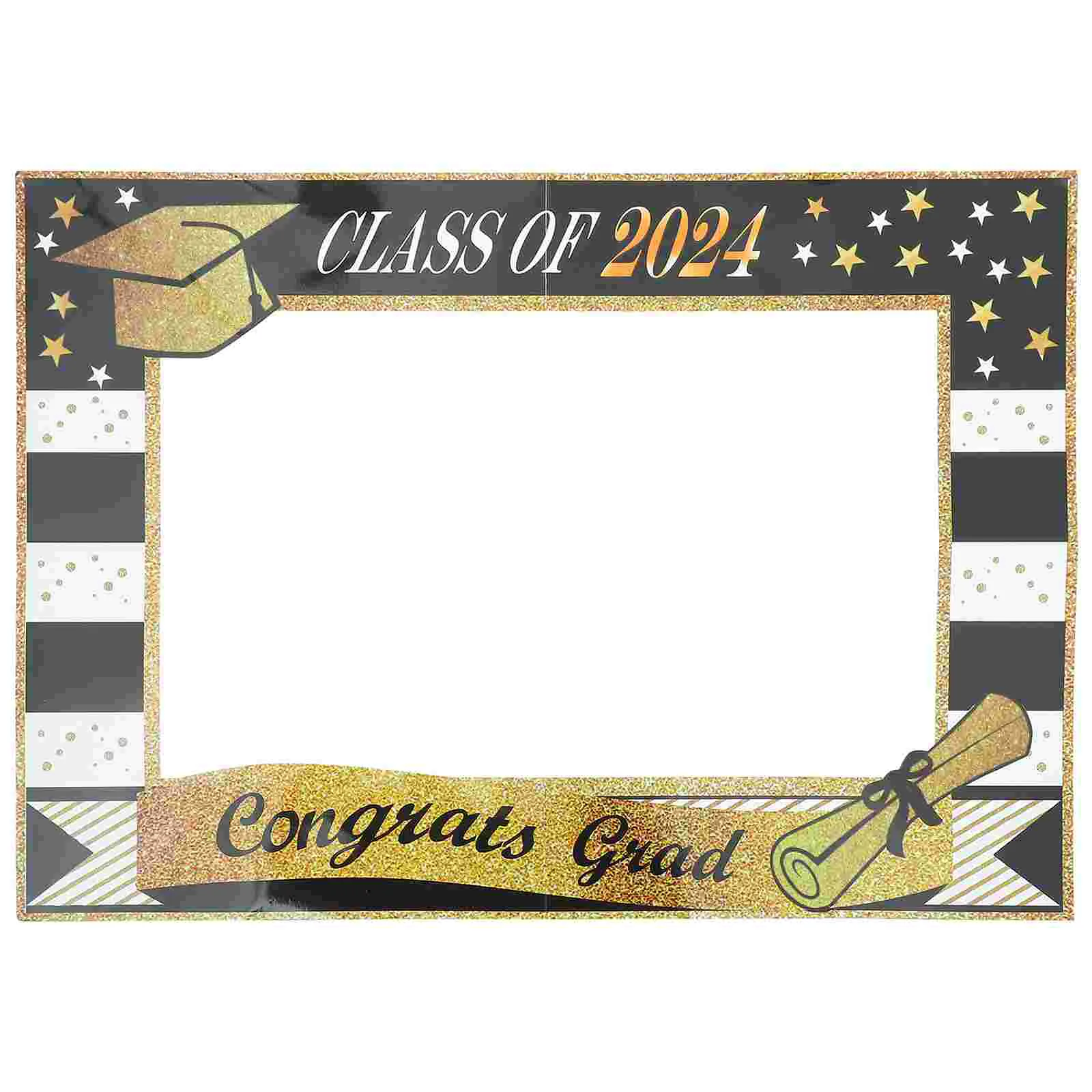 

Graduation Photo Frame Party Favor Portable Handheld Paper Picture Frame Congrats Grad Photo Frame