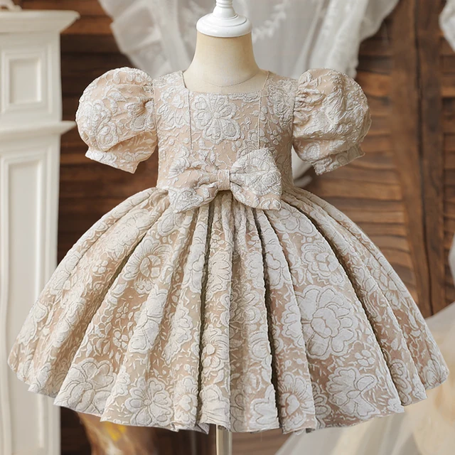 Baby Party Dresses for Girls 2023 Court Vintage Ceremony Birthday Party