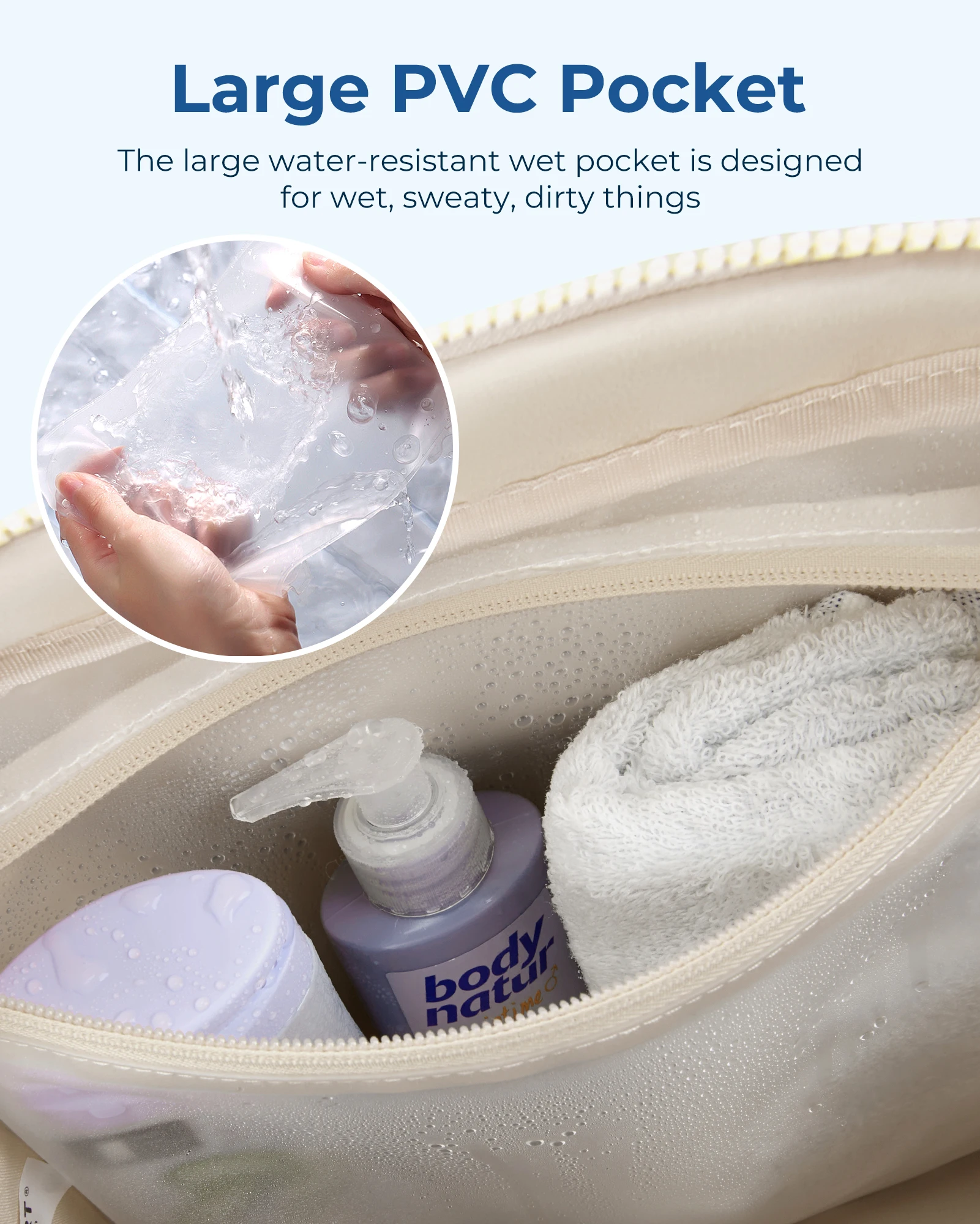 BAGSMART 女性用ウィークエンダーバッグ 旅行用ダッフルバッグ用 キャリーオンオーバーナイトバッグ ジムバッグ トロリースリーブ付き USB充電 BAGSMART 女性用ジムバッグ、旅行用ダッフルバッグ、ウェットポケット