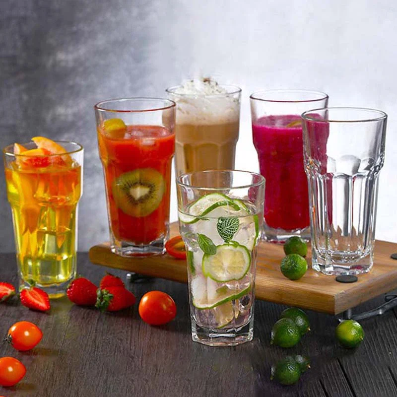 2pcs Plastic Beer Juice Water Cups Transparent Drinking Bar Glasses Party Restaurant Tumbler Tea Cup Coffee Mug Coffee Cup Coffee Mug Plastic Wine Cups